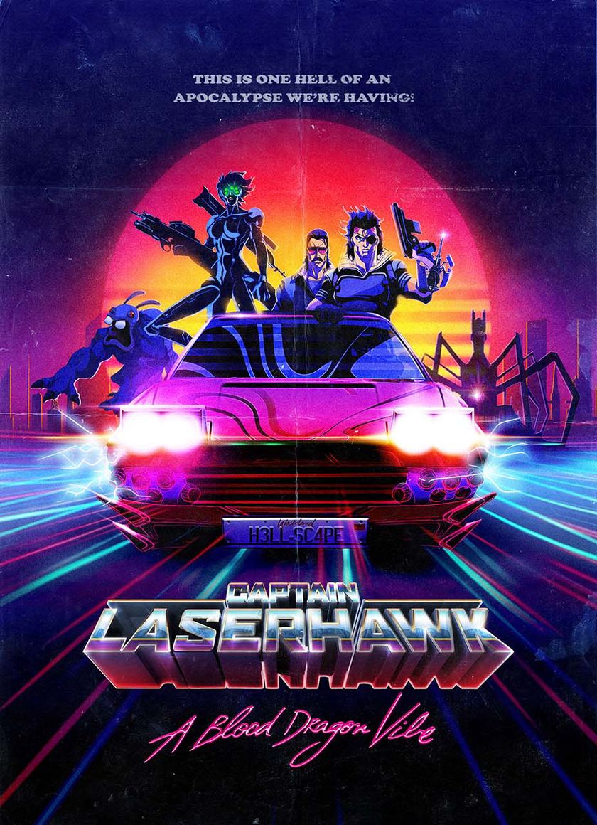 Đội Trưởng Laserhawk: Blood Dragon Remix