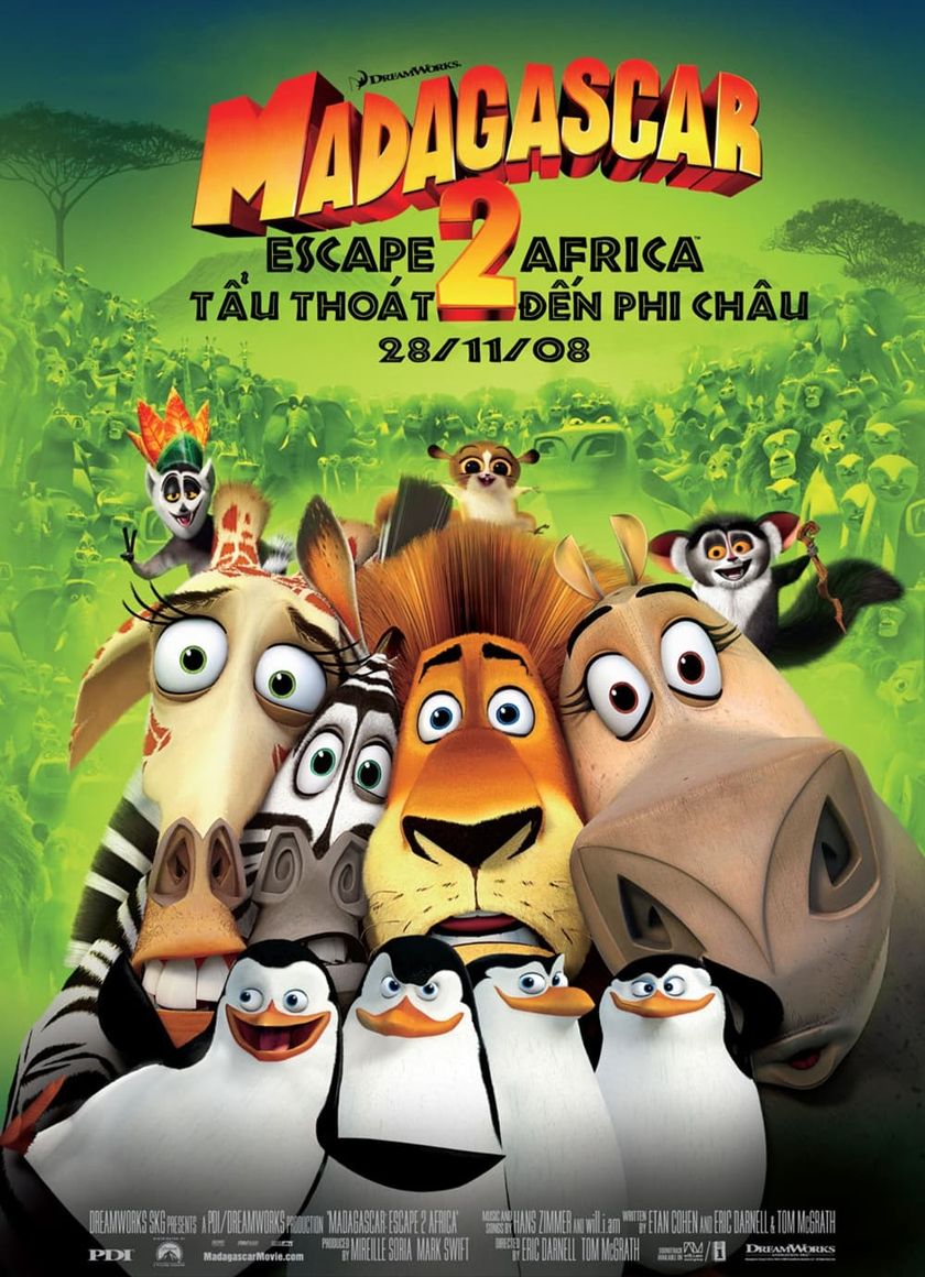 Madagascar 2: Tẩu Thoát Đến Châu Phi