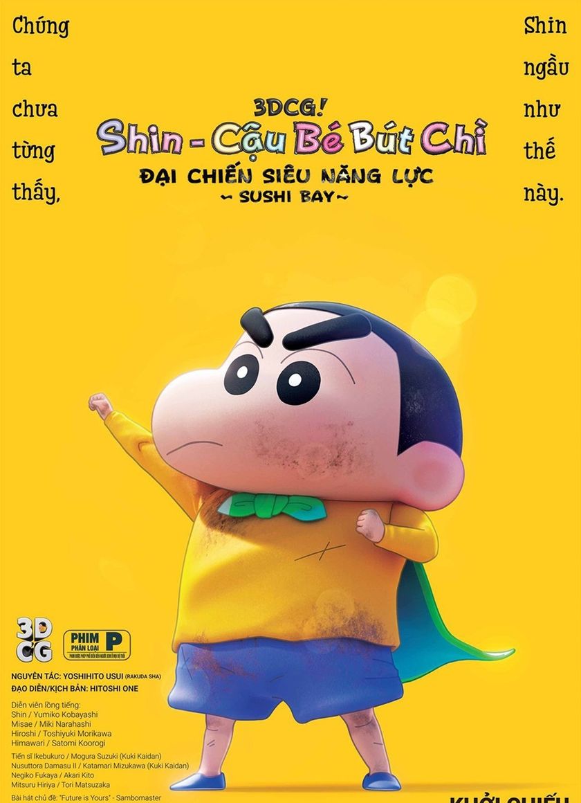 Shin - Cậu Bé Bút Chì 31: Đại Chiến Siêu Năng Lực ~ Sushi Bay ~